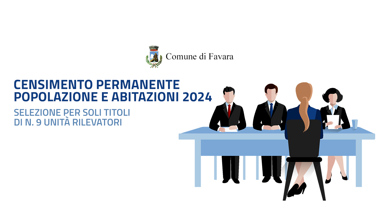 ANTEPRIMA FAVARA 2024 selezione rilevatori