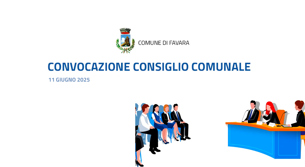 Cover per la convocazione del consiglio comunale Cover per la convocazione del consiglio comunale