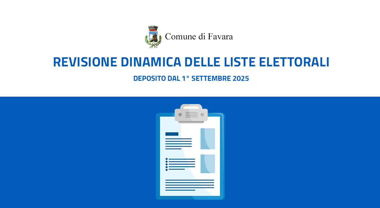 Revisione liste elettorali favara