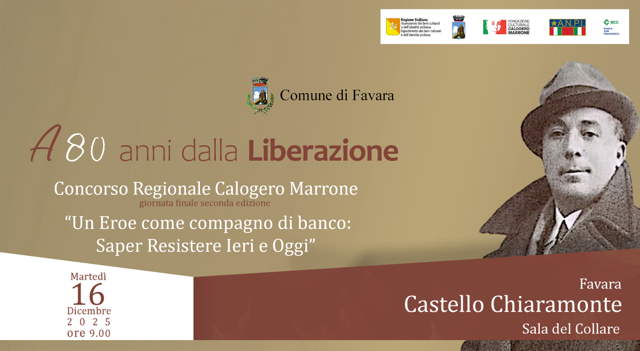 ANTEPRIMA FAVARA 2025 concorso marrone
