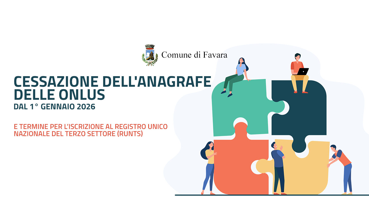 ANTEPRIMA FAVARA 2026 cessazione anagrafe onlus