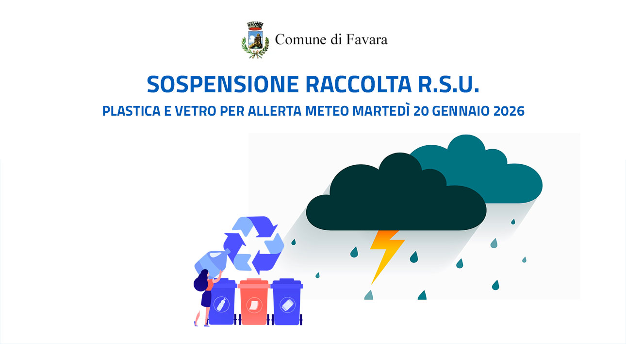 Favara raccolta sospesa