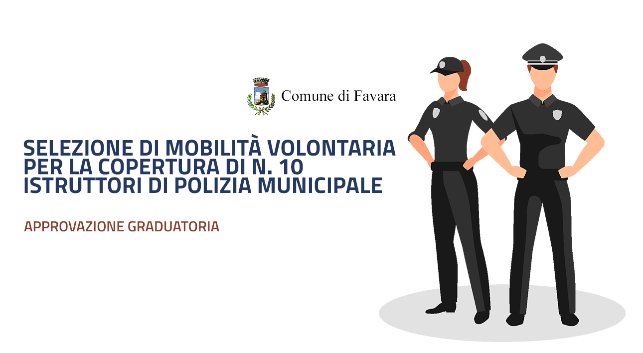 ANTEPRIMA FAVARA 2026 graduatoria selezione 10 vigili